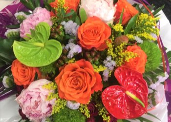 Bouquet de fleurs livré à domicile